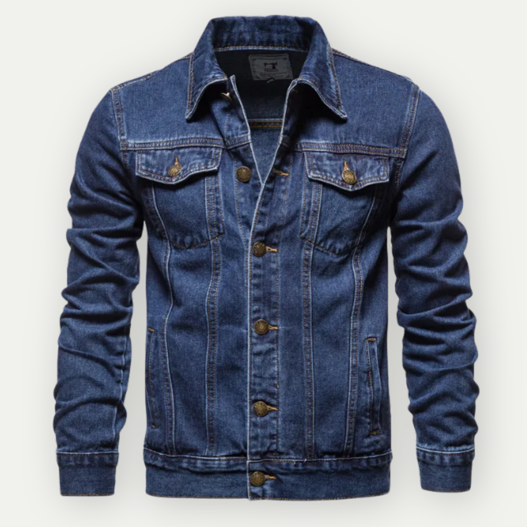 Helvano | Herren Denim-Jacke im klassischen Stil