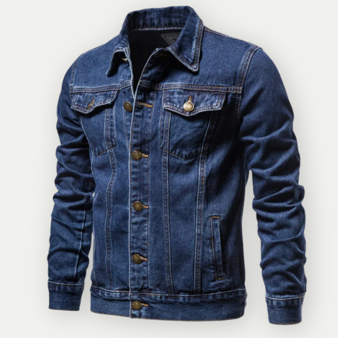 Helvano | Herren Denim-Jacke im klassischen Stil