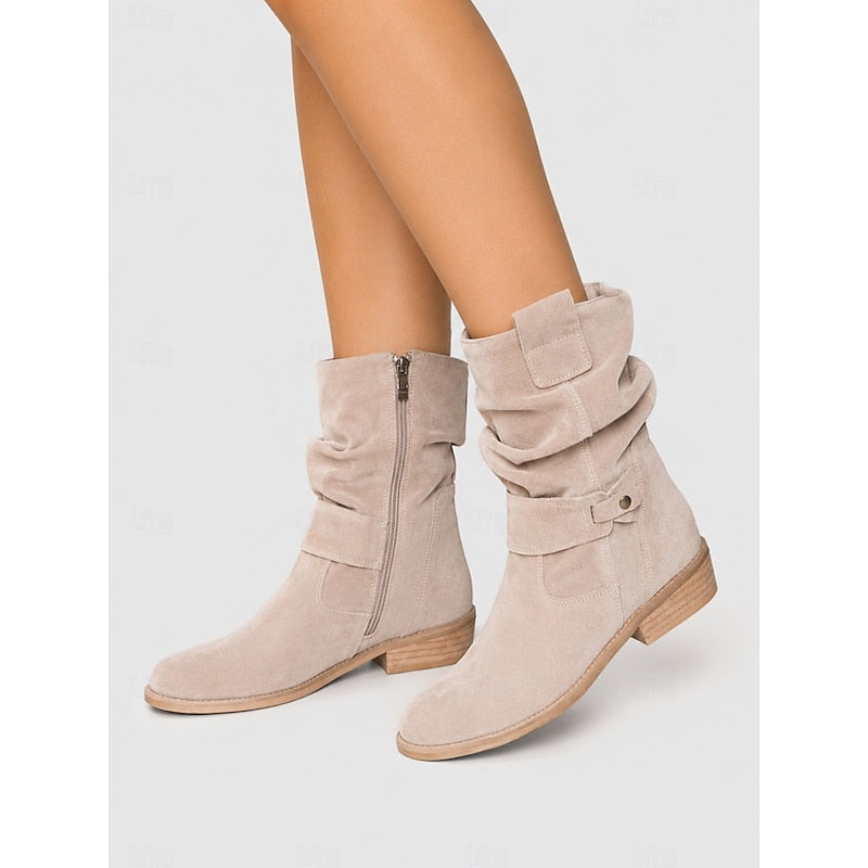 Helvano | Slouchy-Stiefeletten mit Schnalle für Damen