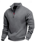 Helvano | Troyer-Sweatshirt mit Viertel-Zip für Herren