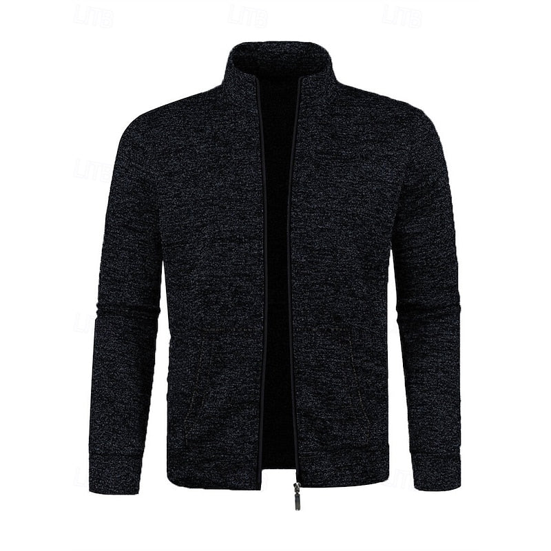 Helvano | Stehkragenjacke mit Reissverschluss für Herren