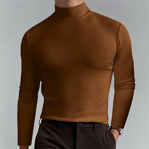 Helvano | Herren Strickpullover mit Stehkragen