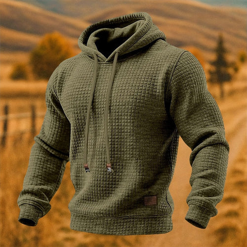 Helvano | Strukturierter Hoodie für Herren