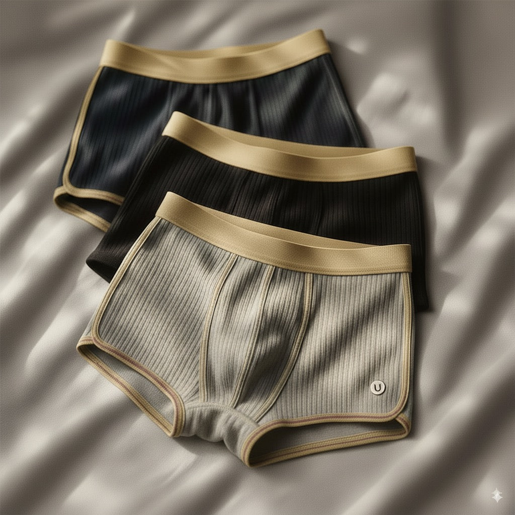 Helvano | Herren-Boxershorts aus Bio-Baumwolle (3er-Pack)