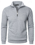 Helvano | Herren Pullover mit Stehkragen und Viertelreissverschluss