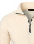Helvano | Herren Pullover mit Stehkragen und Viertelreissverschluss