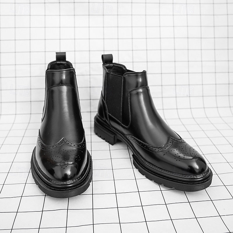Helvano | Chelsea Boots mit Flügelkappe für Herren