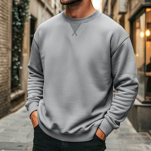 Helvano | Klassisches Rundhals-Sweatshirt für Herren