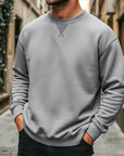 Helvano | Klassisches Rundhals-Sweatshirt für Herren