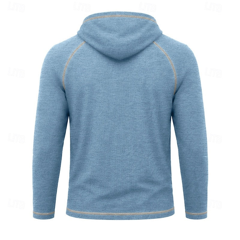 Helvano | Klassischer Kapuzenpullover mit Kordelzug für Herren