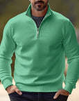 Helvano | Strick-Troyer mit Half-Zip für Herren