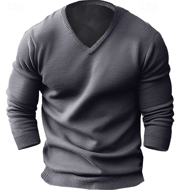 Helvano | Strickpullover mit V-Ausschnitt für Herren