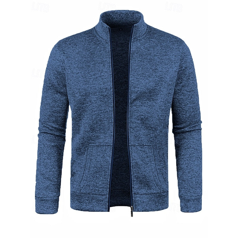 Helvano | Stehkragenjacke mit Reissverschluss für Herren