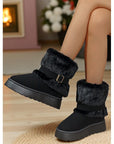 Helvano | Damen-Schneestiefel mit flauschigem Besatz
