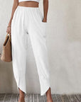 Helvano | Gerade Leinenhose für Damen