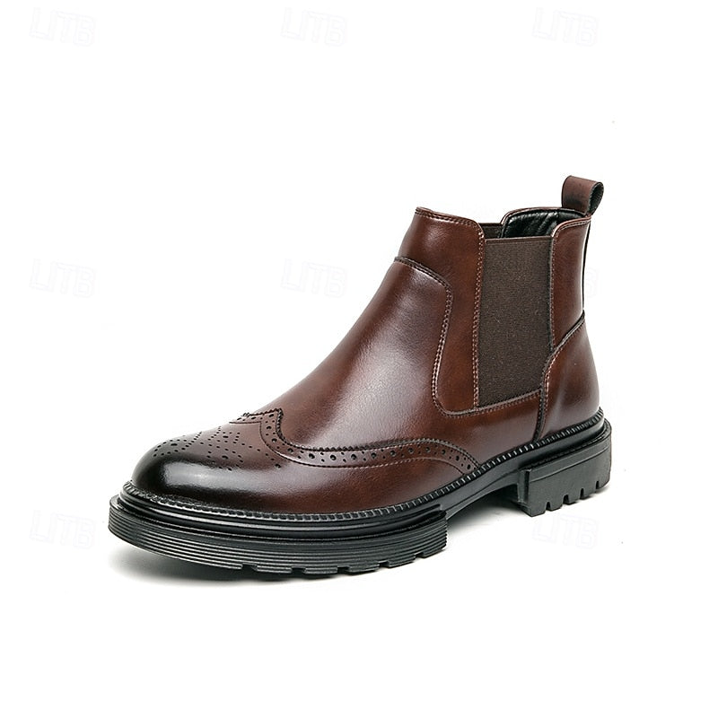 Helvano | Chelsea Boots mit Flügelkappe für Herren