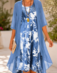 Helvano | Fliessendes Damenkleid mit Doppellage