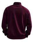Helvano | Troyer-Sweatshirt mit Viertel-Zip für Herren