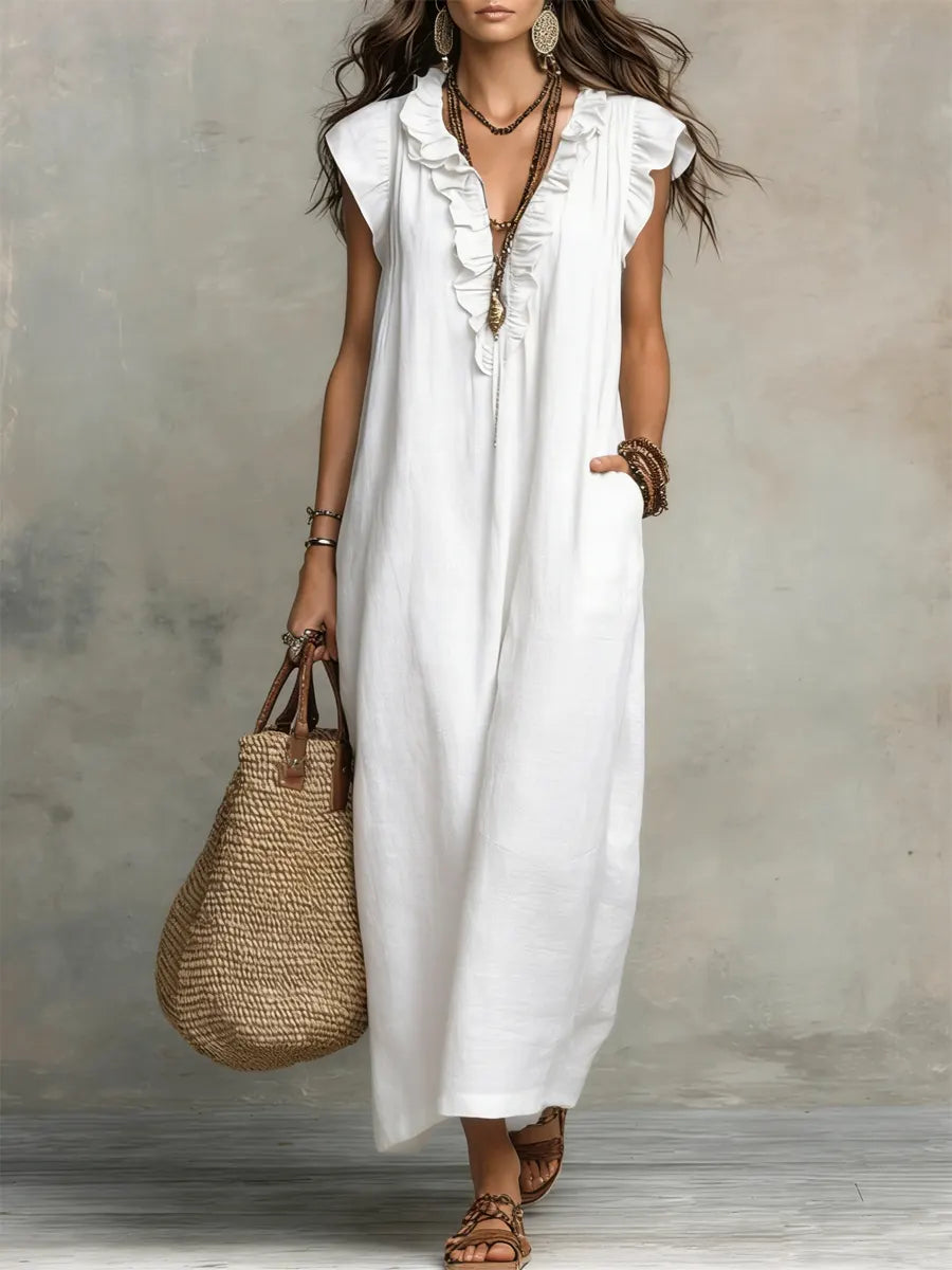 Helvano | Fliessendes Boho-Kleid für Damen