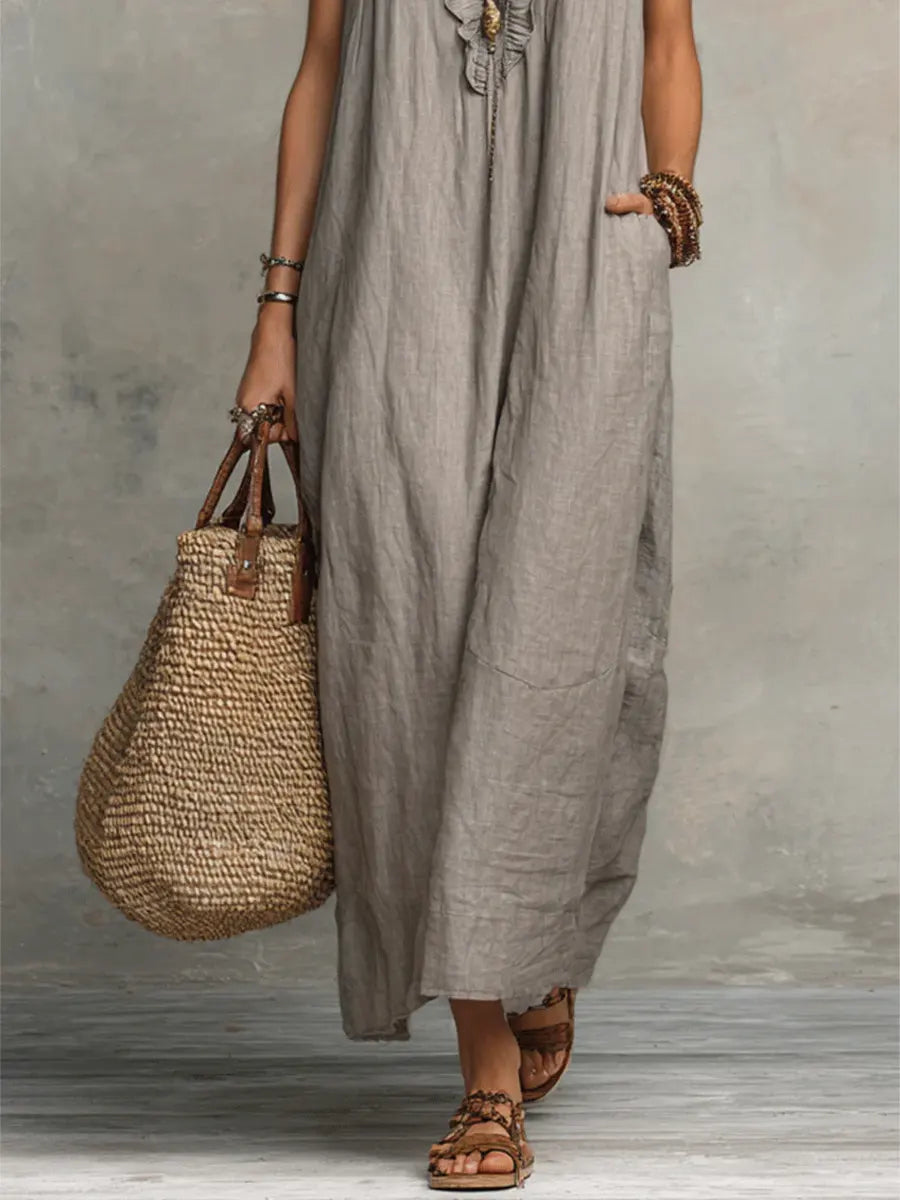 Helvano | Fliessendes Boho-Kleid für Damen