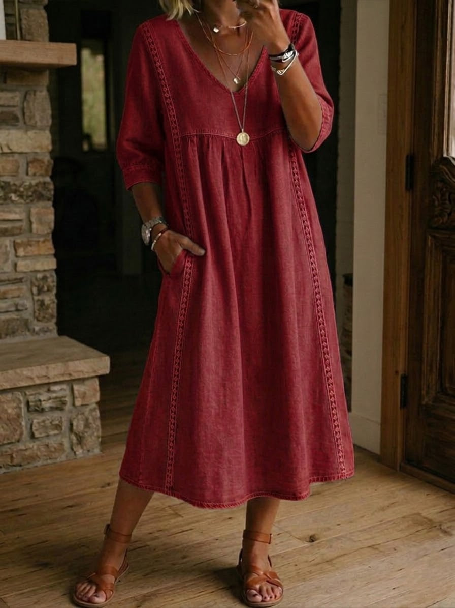 Helvano | Midikleid aus Spitze für Damen