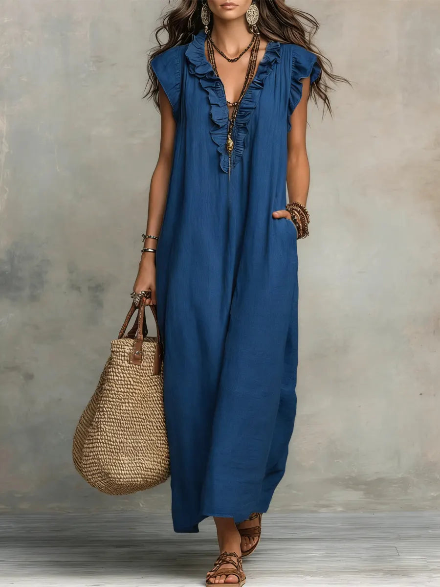 Helvano | Fliessendes Boho-Kleid für Damen