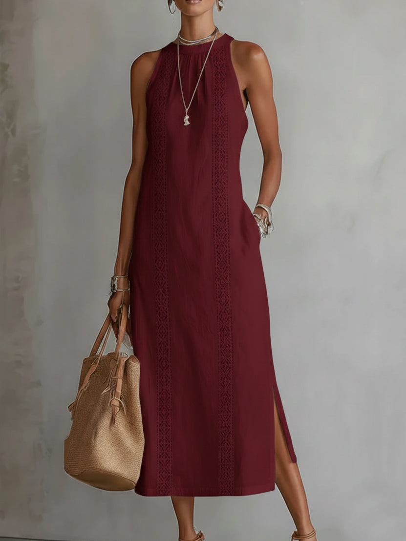 Helvano | Ärmelloses Midikleid für Damen