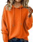 Helvano | Lockerer Strickpullover mit Kapuze