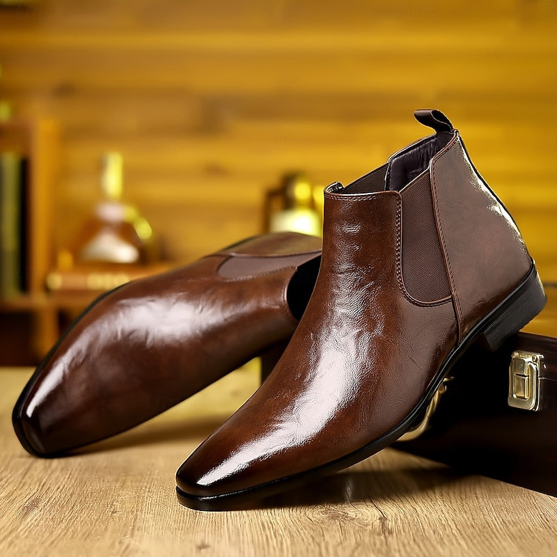 Helvano | Polierte Chelsea Boots für Herren