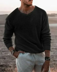 Helvano | Herren Strickpullover mit langen Ärmeln