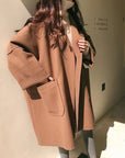 Helvano | Oversized Trench-Mantel aus Wollmischung für Damen