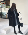 Helvano | Oversized Trench-Mantel aus Wollmischung für Damen