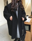 Helvano | Oversized Trench-Mantel aus Wollmischung für Damen