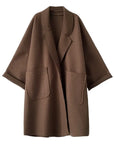 Helvano | Oversized Trench-Mantel aus Wollmischung für Damen