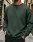 Helvano | Klassisches Rundhals-Sweatshirt für Herren