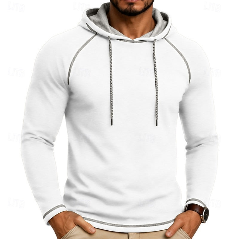Helvano | Klassischer Kapuzenpullover mit Kordelzug für Herren
