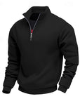 Helvano | Troyer-Sweatshirt mit Viertel-Zip für Herren