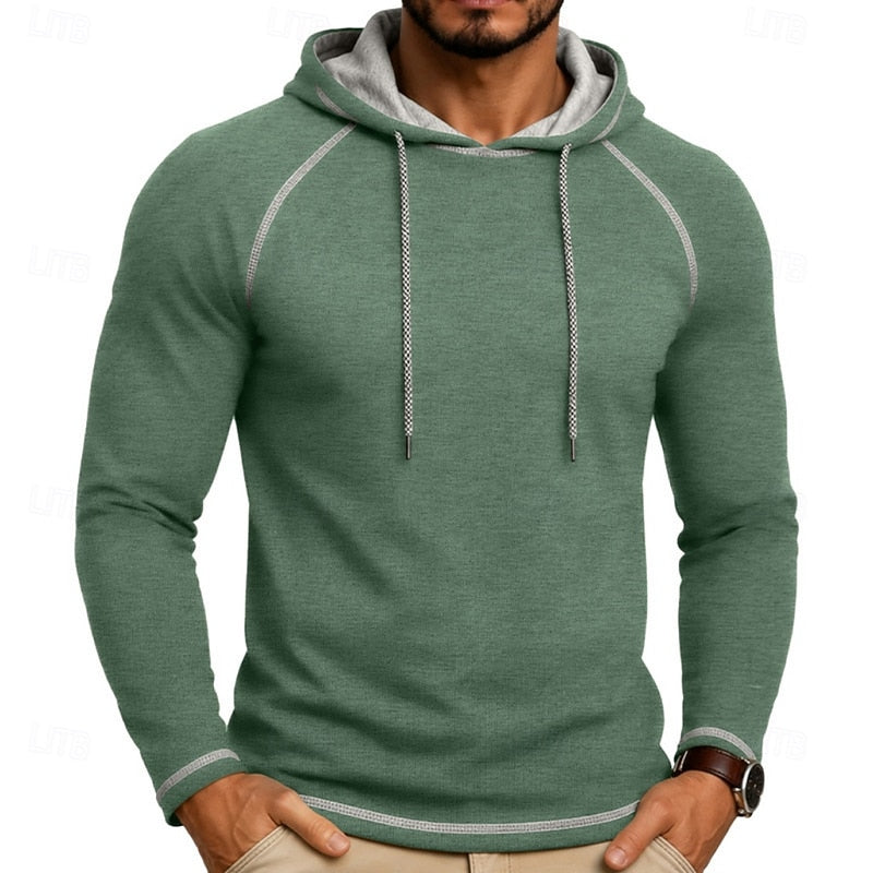 Helvano | Klassischer Kapuzenpullover mit Kordelzug für Herren