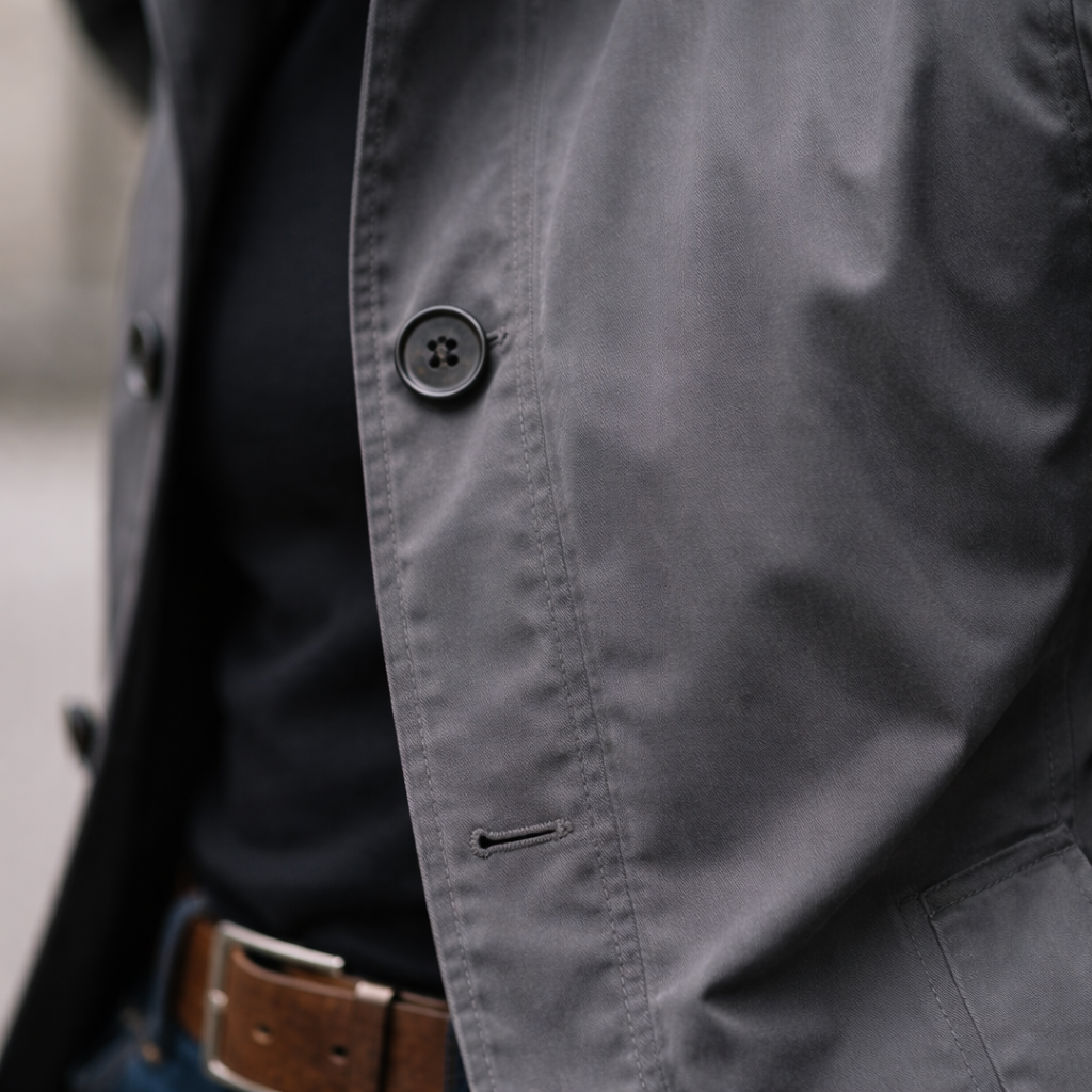 Helvano | Eleganter Herrenmantel mit Steppfutter