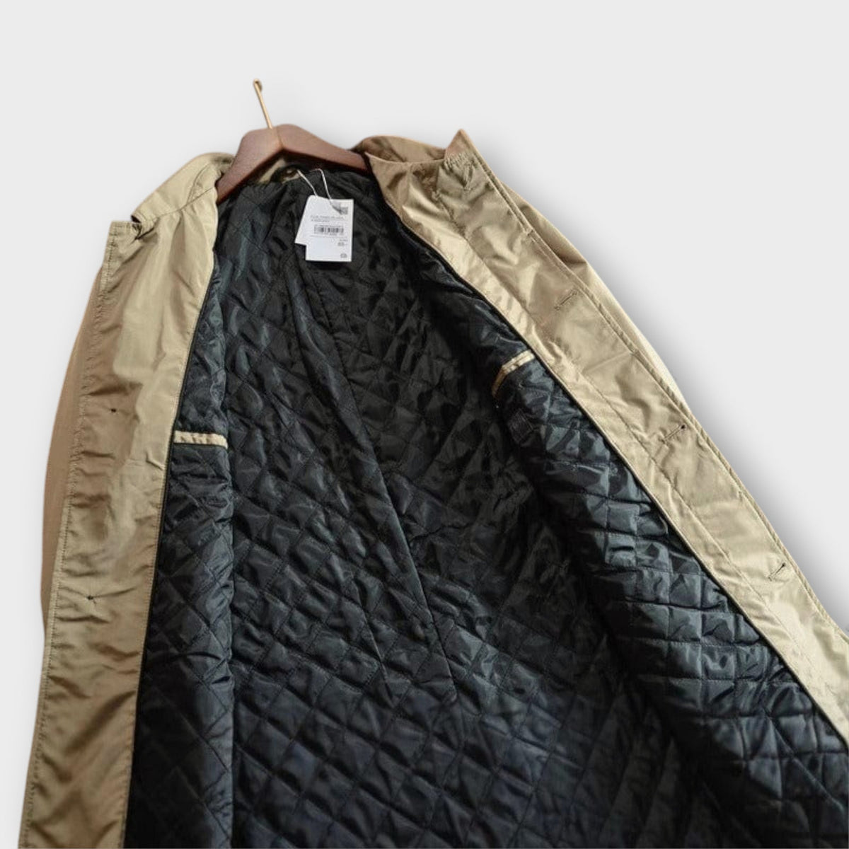 Helvano | Eleganter Herrenmantel mit Steppfutter