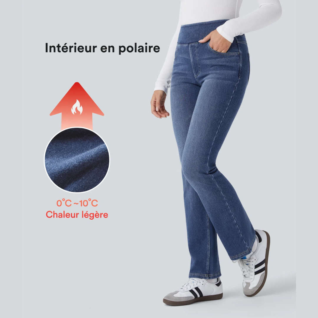 Helvano | Bootcut-Jeans mit hohem Bund für Damen