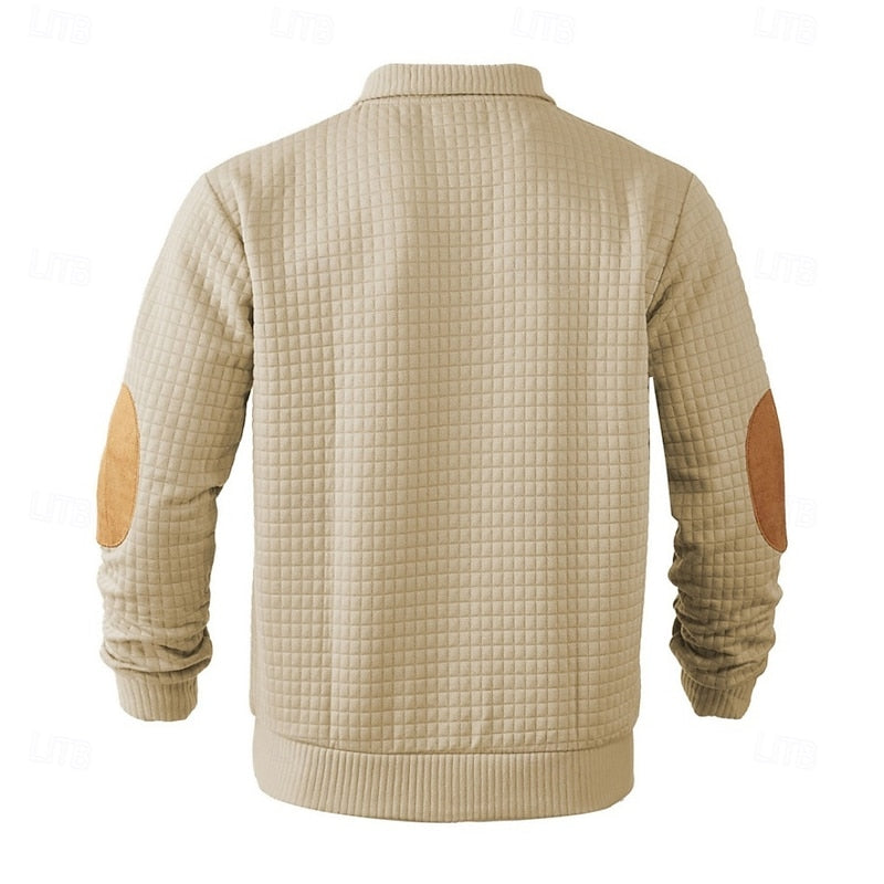 Helvano | Strickpullover mit Stehkragen für Herren