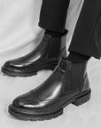 Helvano | Chelsea Boots mit Flügelkappe für Herren