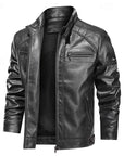 Helvano | Klassische Bikerjacke für Herren