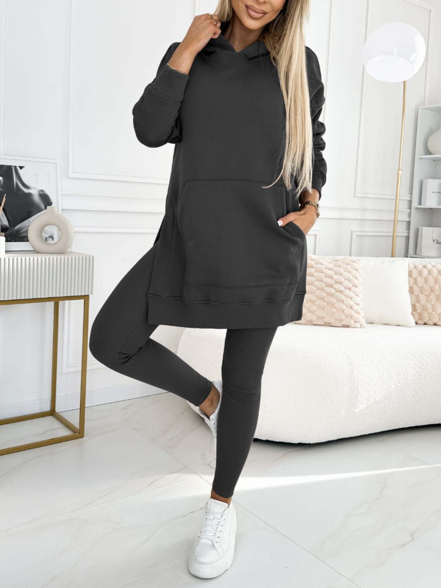 Helvano | Damen Hoodie &amp; Leggings Set 2-teilig