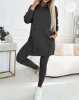 Helvano | Damen Hoodie & Leggings Set 2-teilig