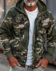Helvano | Herren Kapuzenjacke im Military-Look