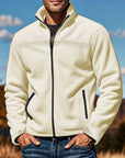 Helvano | Fleecejacke für Herren mit Stehkragen