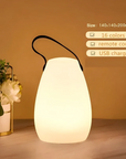 Helvano | Kabellose Tischlampe für draussen