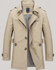 Helvano | Einreihiger Trenchcoat für Herren